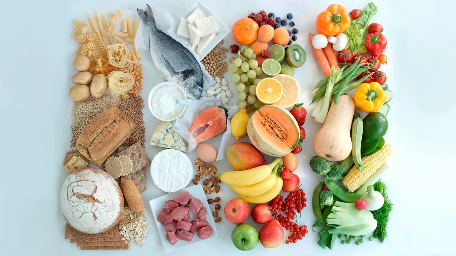 Здоровое питание. Полезные продукты. Функциональные продукты питания. Здоровая и полезная еда. Продукты сбалансированного питания