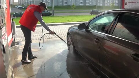 Как мыть машину без мойки