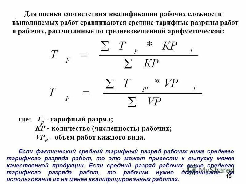 Среднегодовое выполнено. Как рассчитать средний тарифный коэффициент. Как рассчитать средний разряд рабочих. Средний тарифный разряд рабочих. Формула расчета среднего разряда рабочих.