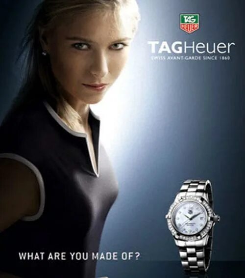 Maria watches. Tag Heuer часы Шарапова. Tag Heuer которые рекламируют Шарапова.