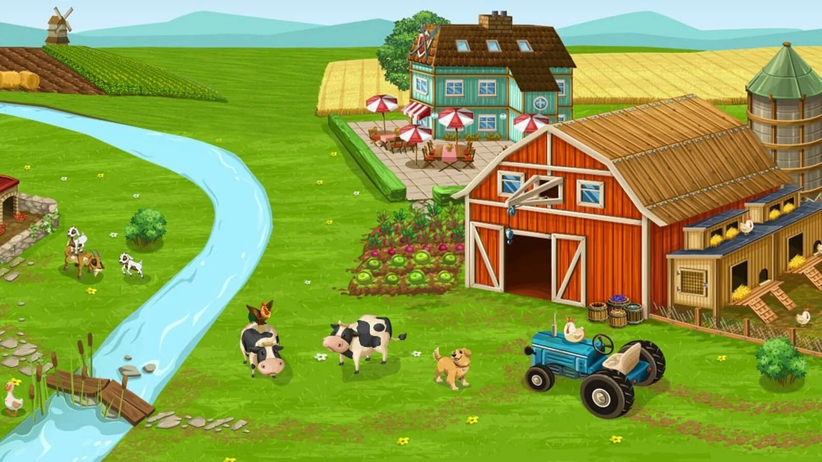 Village grow. Фермер игра для детей фермер для детей. Холидей игра ферма. Лесная ферма игра. Ферма Скотный двор.