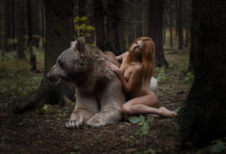 Секс Девушки И Настоящего Медведя