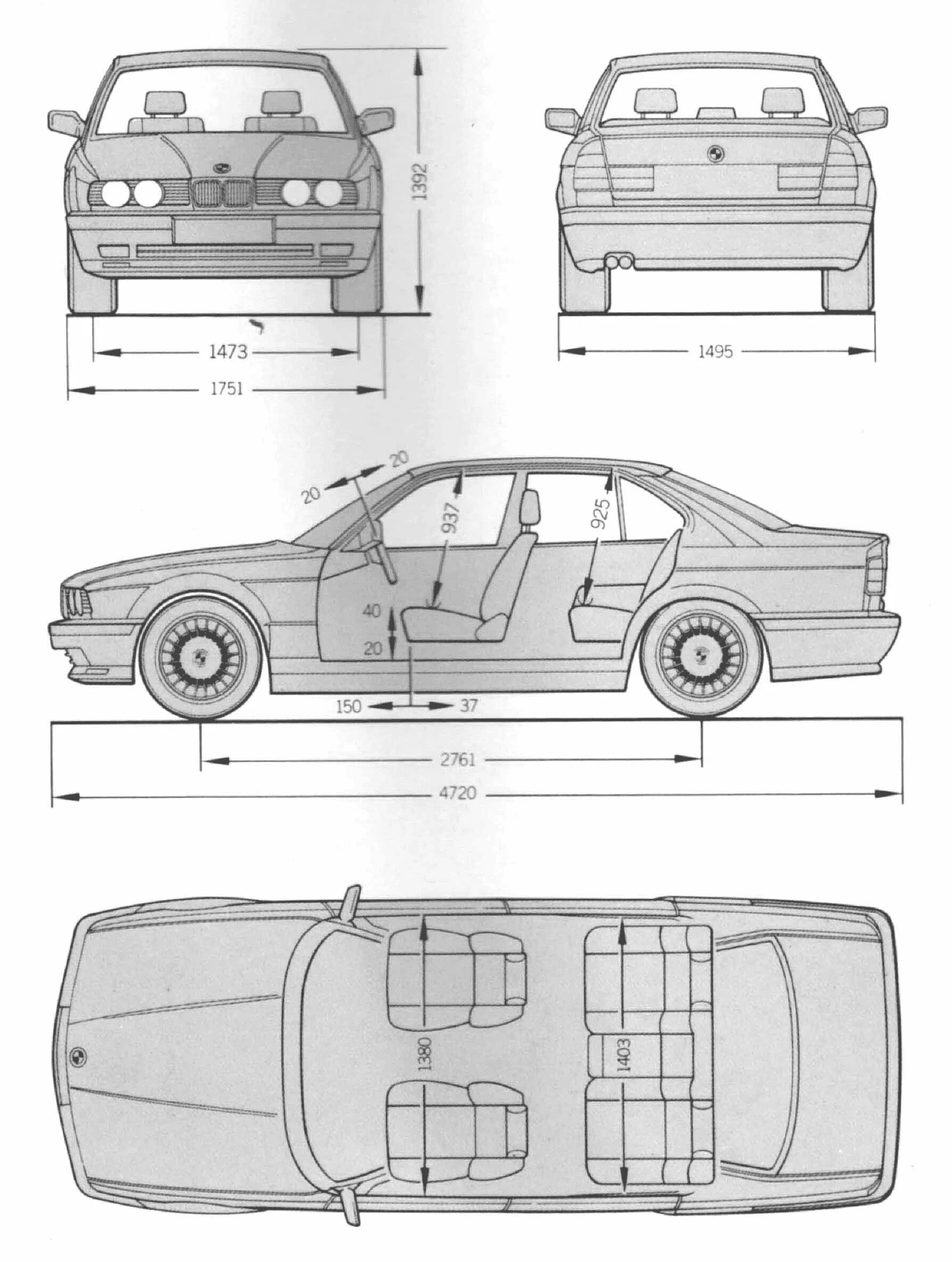 Размеры бмв е36. Габариты БМВ е34 седан. Колесная база BMW e34. BMW e34 чертеж. БМВ е34 длина кузова.