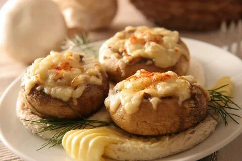 Шляпки шампиньонов