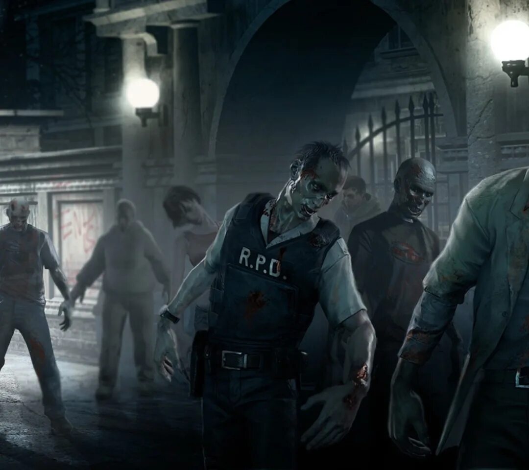 Игра зомби полицейский. Resident Evil 2.