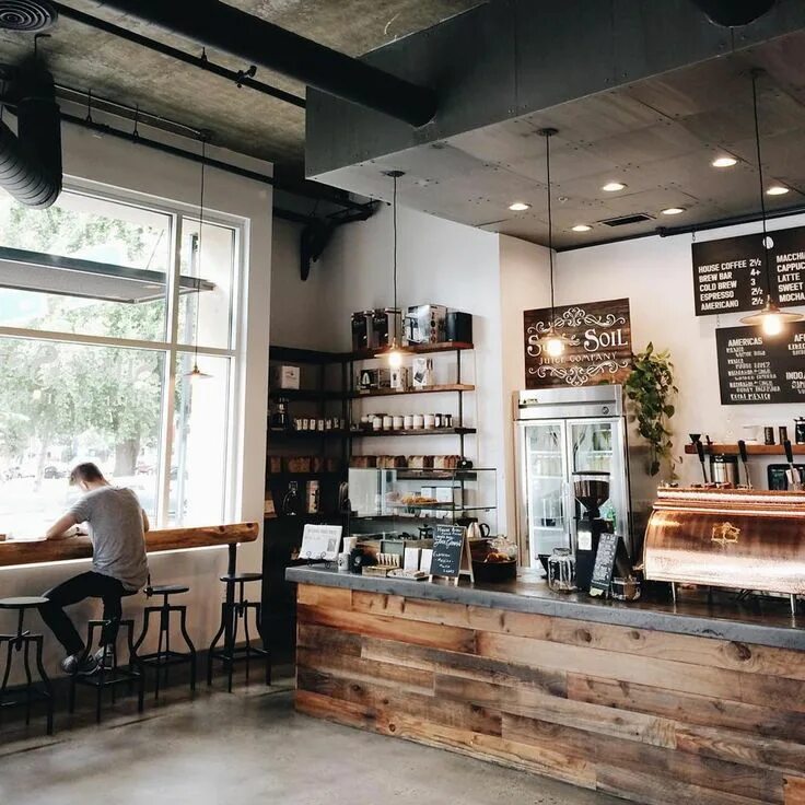 Маленькая кофейня on Behance Cafe interior vintage, Coffee bar design, Cafe inte