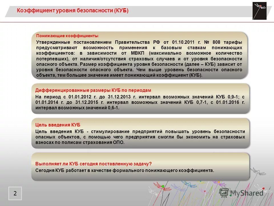 Уровни безопасности постановление правительства. Коэффициент уровня безопасности. Коэффициент уровня безопасности опасного объекта. Форма куб для страхования опо. Интервал возможных значений.