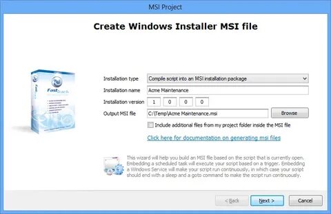 Файл windows installer