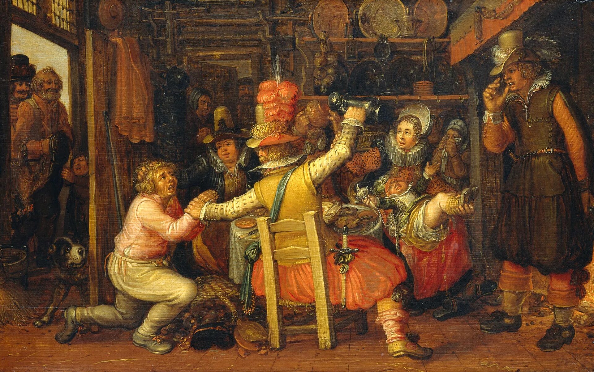 Творчество 16 века. Голландский живописец David Vinckboons.