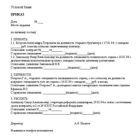 Распорядительных документов по личному составу. Приказы по личному составу пример документа. приказ по личному составу образец документа. составление приказов по личному составу. приказ по личному составу образец заполненный.