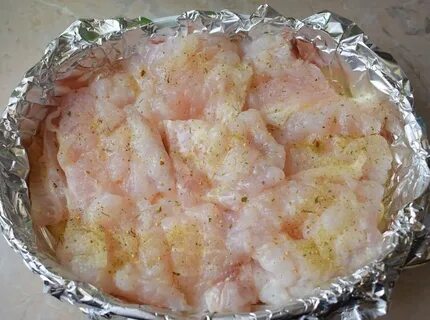 Филе пангасиуса с овощами в духовке
