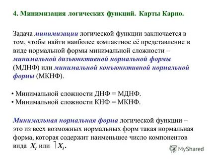 Минимизация это простыми словами