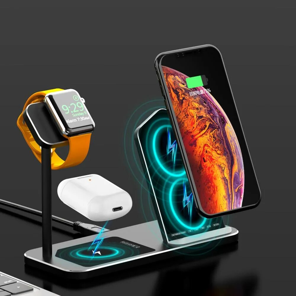 Беспроводное зарядное устройство для iphone xr