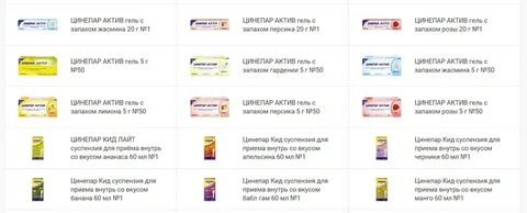 Цинепар актив