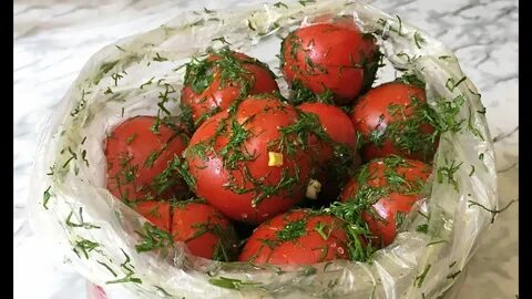 Помидоры сливки с чесноком