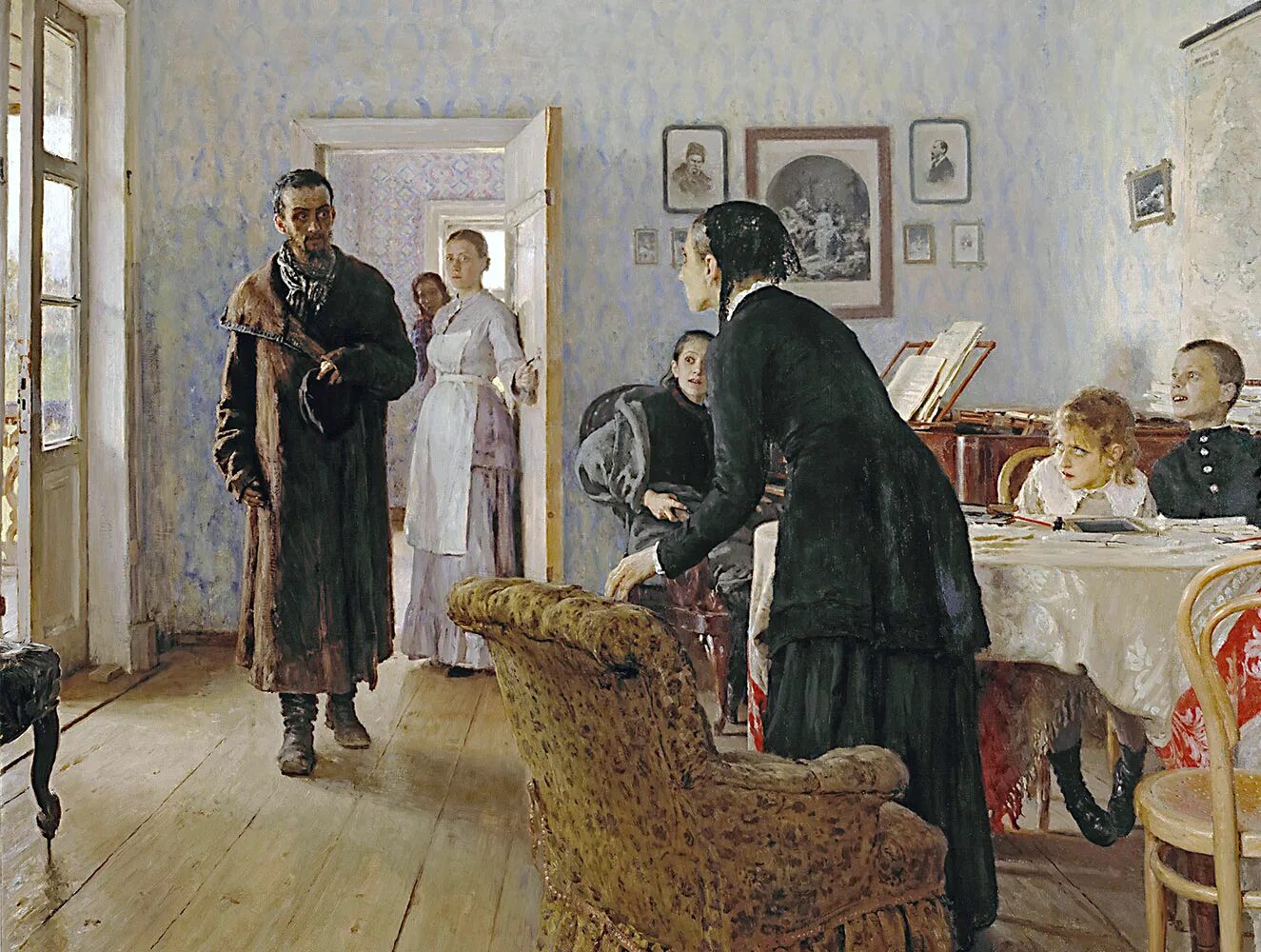 Репин. Не ждали». И. И. Картину не ждали ильи репина.