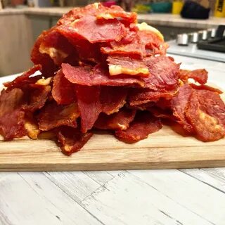 Домашние мясные чипсы