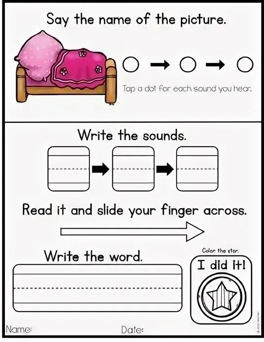 Write across. Write across