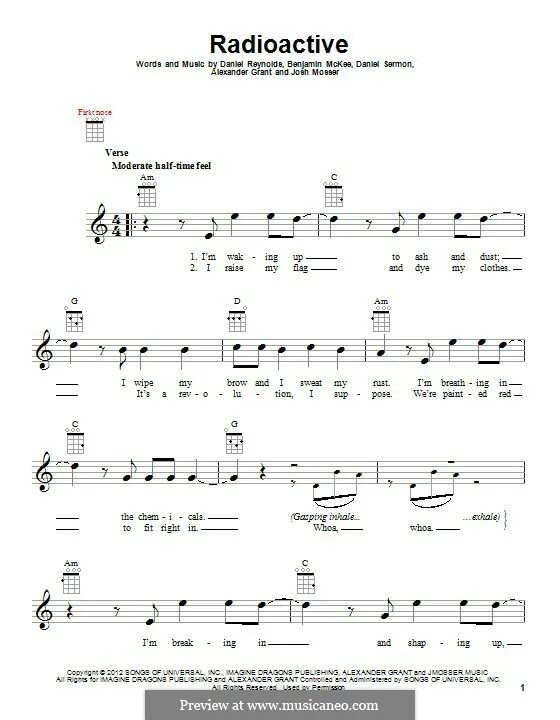 Радиоактив imagine. Радиоактив аккорды. radioactive tabs. радиоактив на гитаре табы. radioactive imagine dragons tabs.