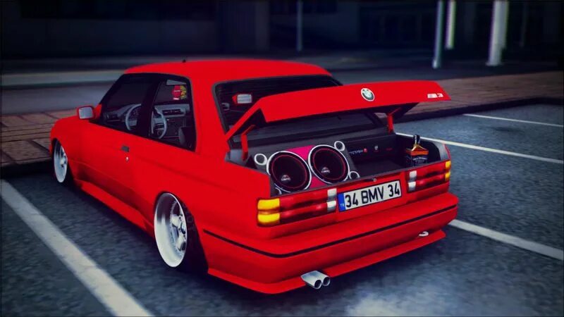 Побитая БМВ е34 мод Бимка. Beast modification BMW m3 e30. 33 Mod 34.