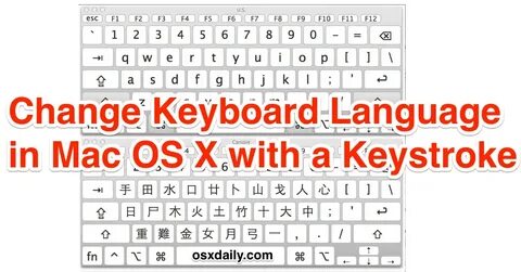 Language keyboard