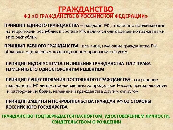 Принцип единого гражданства. Принцип равного гражданства. Что такое единое гражданство Российской Федерации?. Принципы гражданства РФ.