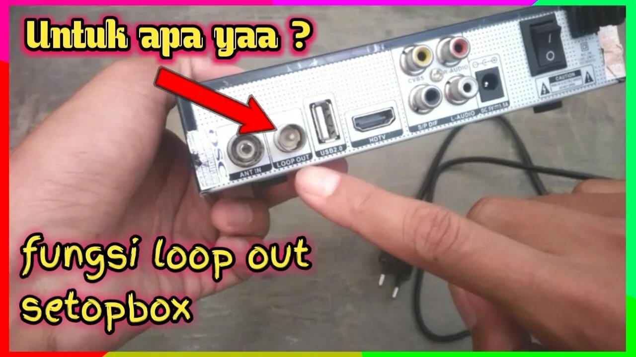 Loop выход. Loop out. stb аут.