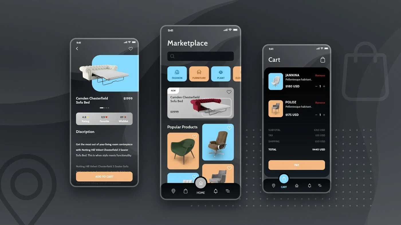 Маркетплейс приложение. Приложение паркет Плейс. Мобилная приложение маркетплейса. Дизайн мобильного приложения.