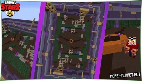 Brawl stars карта майнкрафт