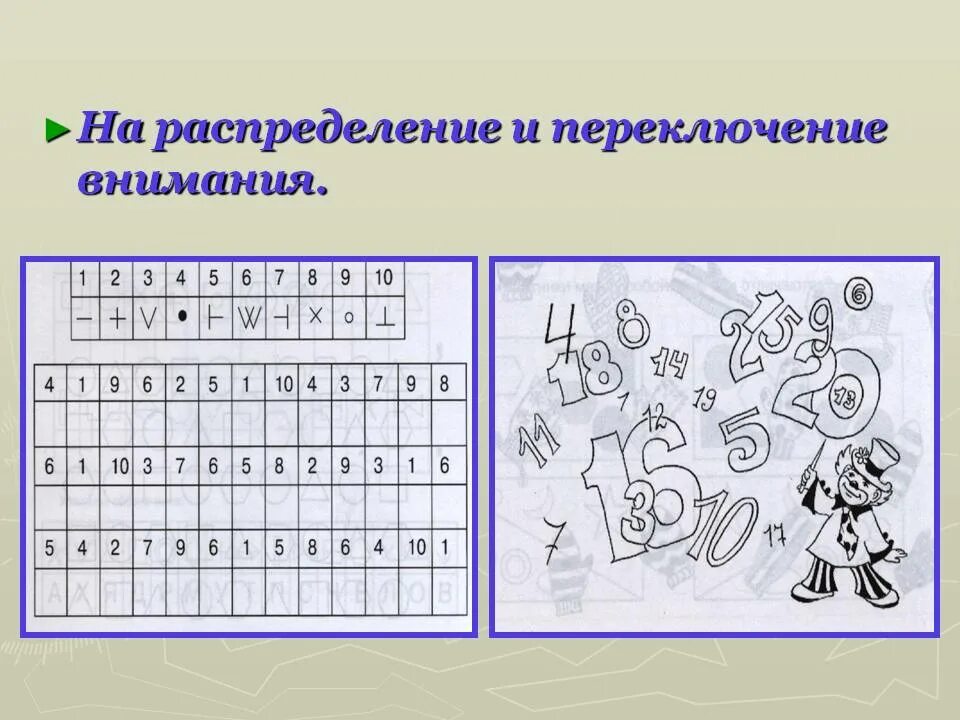 Технологии развития внимания. Упрожнениена внимание. Упражнения на внимание. Развивающие упражнения на внимание. Упражнения на концентрацию внимания.