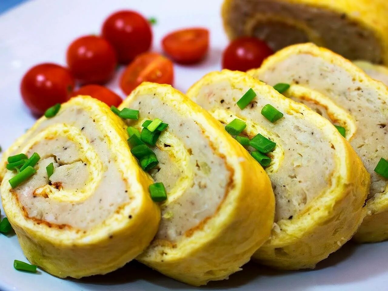Рецепт куриных рулетиков с начинкой