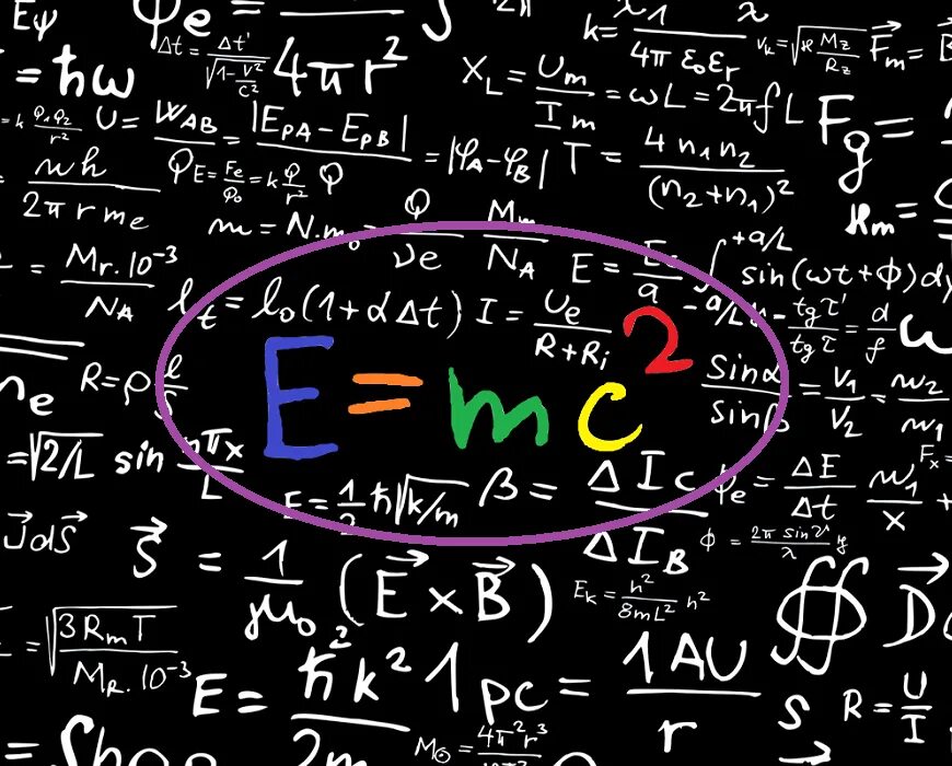 Математическая физика формулы. Формулы по физике e=MC. Формулы физики и математики. Математический фон.