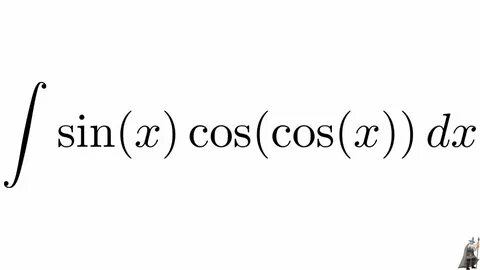 Первообразная cos