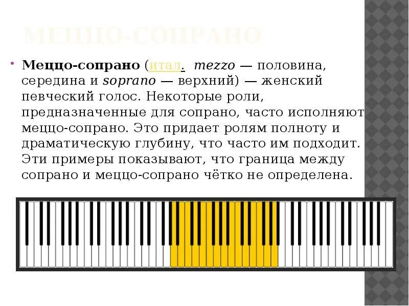 Октава голоса певца. Меццо-сопрано диапазон голоса. Голосовой диапазон меццо сопрано. Альт меццо сопрано. Лирическое сопрано меццо-сопрано.