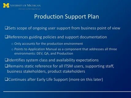 Product support