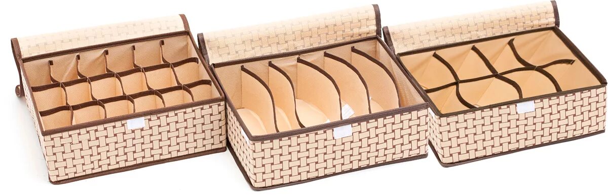 Homsu комплект из 3 органайзеров с ячейками classic. Органайзер, коробка, кофр для хранения 36х23х24. Набор органайзеров для хранения. Коробки для хранения. Набор органайзеров для хранения.