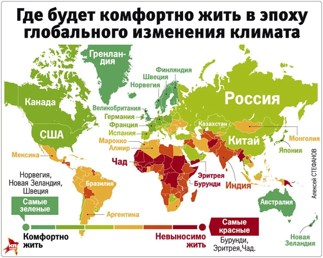 Какая через 10. Карта изменения климата в мире. Изменение климата в России. Глобальное потепление страны. Страны с комфортным климатом.