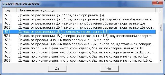 Что значит дублирование комбинации код дохода. Код дохода 1530 код вычета. Справочник видов доходов. Коды дохода 1530. Код дохода 1530 расшифровка.