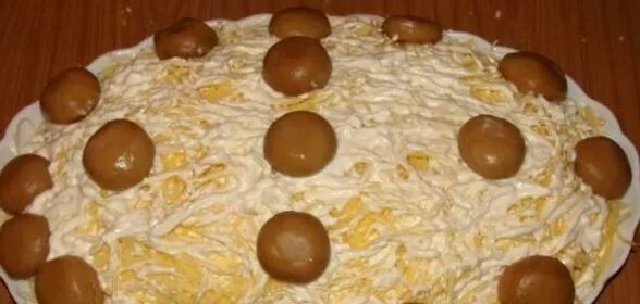 ≡ Несложный Рецепт Салата Лесная полянка пошагово с фото, рецепт русской кухни