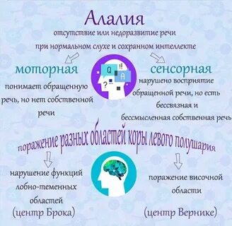 Моторная алалия у ребенка прогнозы