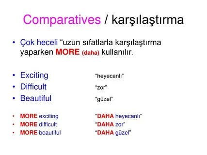 Loud comparative and superlative