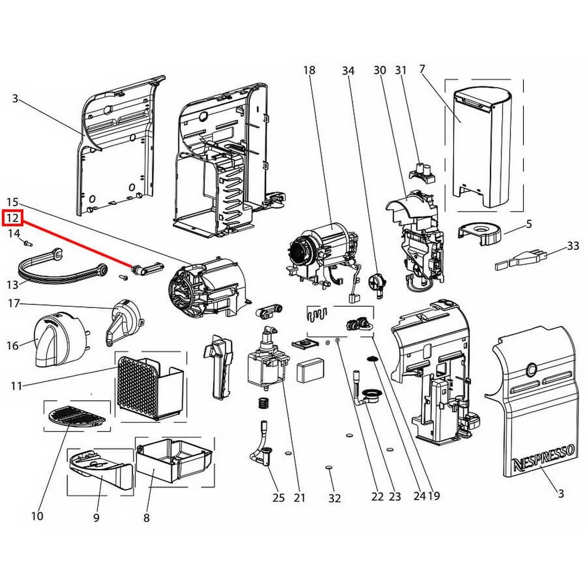 Nespresso разборка. Капсульная кофемашина nespresso delonghi en80. электрическая плата для капсульной кофеварки delonghi en80. запчасти для капсульной кофемашины delonghi nespresso. электрическая схема капсульной кофеварки delonghi en80.