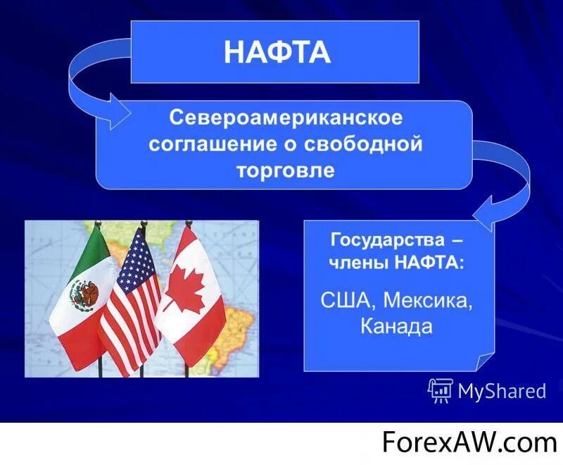 Организации свободной торговли. Северо-американская ассоциации свободной торговли (нафта).. Североамериканское соглашение о свободной торговле нафта. НАТО Северо американское соглашение. Североамериканская зона свободной торговли нафта.