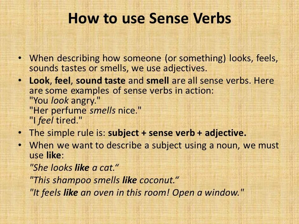 Feeling like перевод. Verbs of senses. Глаголы feel smell taste Sound. Verbs of Sensation. Look smell taste Sound feel.