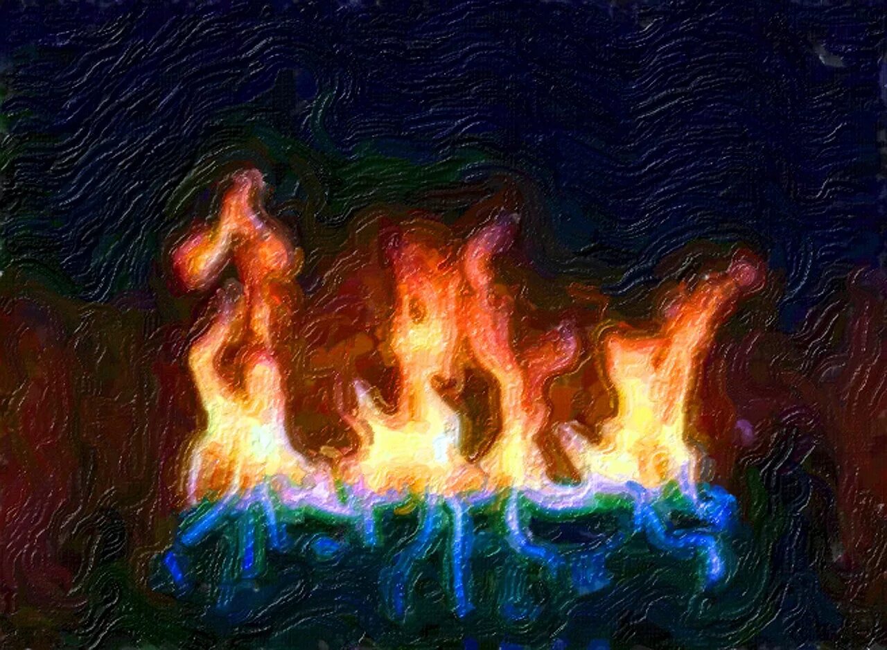 Синим пламенем пылают стаи туч над. Огонь живопись. Образ огня. Пламя живопись. Картины с изображением огня.