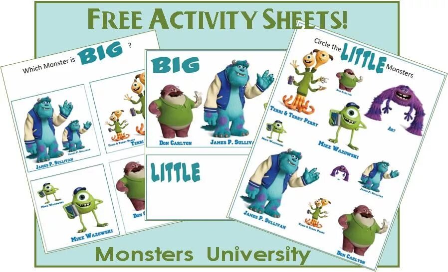Включи монстр на английском. Monsters University упражнения. Monsters University Worksheet. Корпорация на английском. Monsters Inc Worksheets.