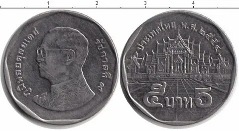 Монета 5 бат
