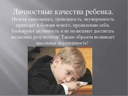 Тревога самооценка