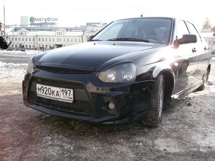 Тюнинг переднего бампера приора