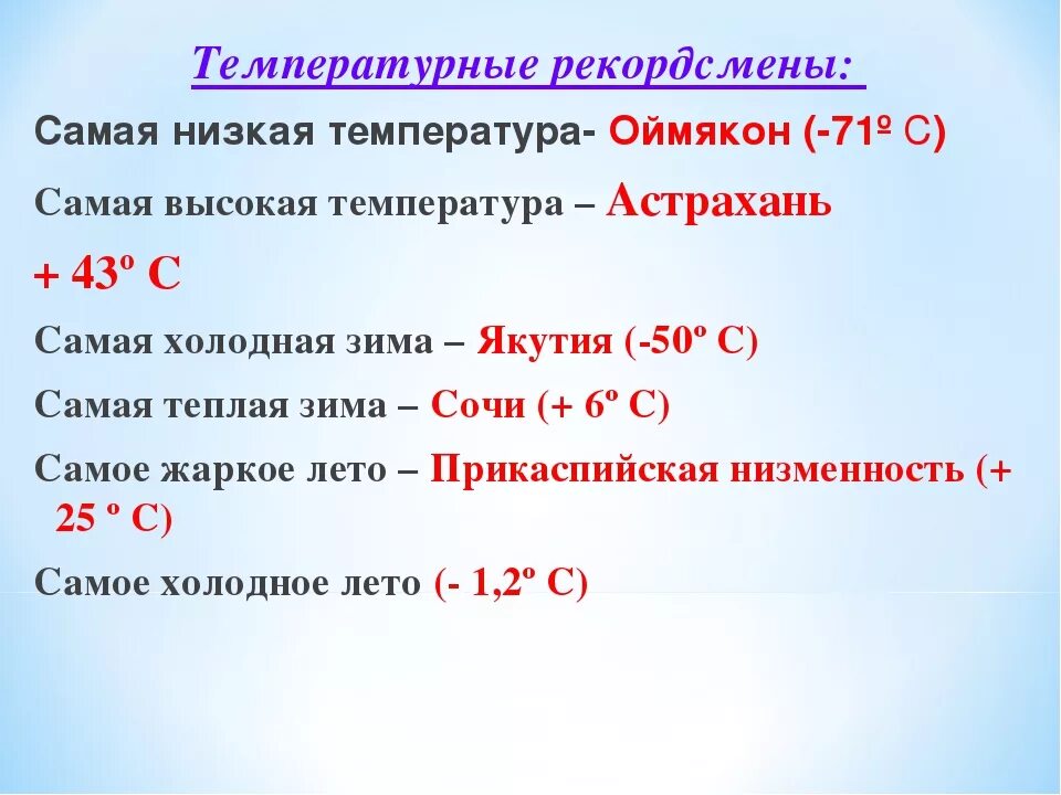 Самая большая температура. Самая нискаятемпература. Самая низкая температура. Самая высокая температура в России. Самая низкая температура в России.